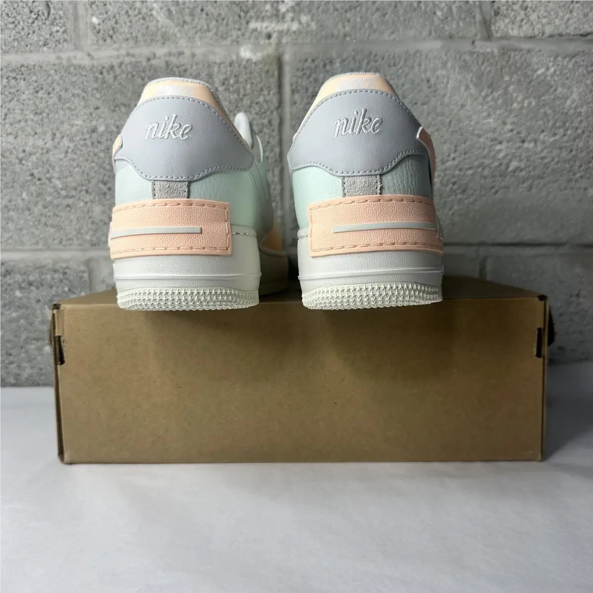 Nike shoes - Nike Air Force Shadow - Air Force Shadow - CU8591-104 - Sail/Barely Green-Crimson Tint 2