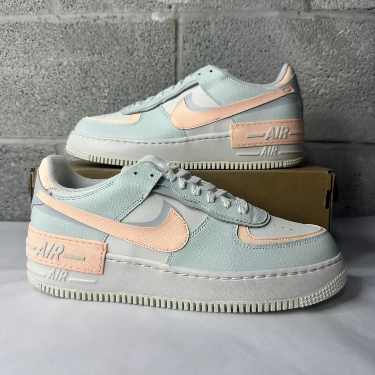 Nike shoes - Nike Air Force Shadow - Air Force Shadow - CU8591-104 - Sail/Barely Green-Crimson Tint 0