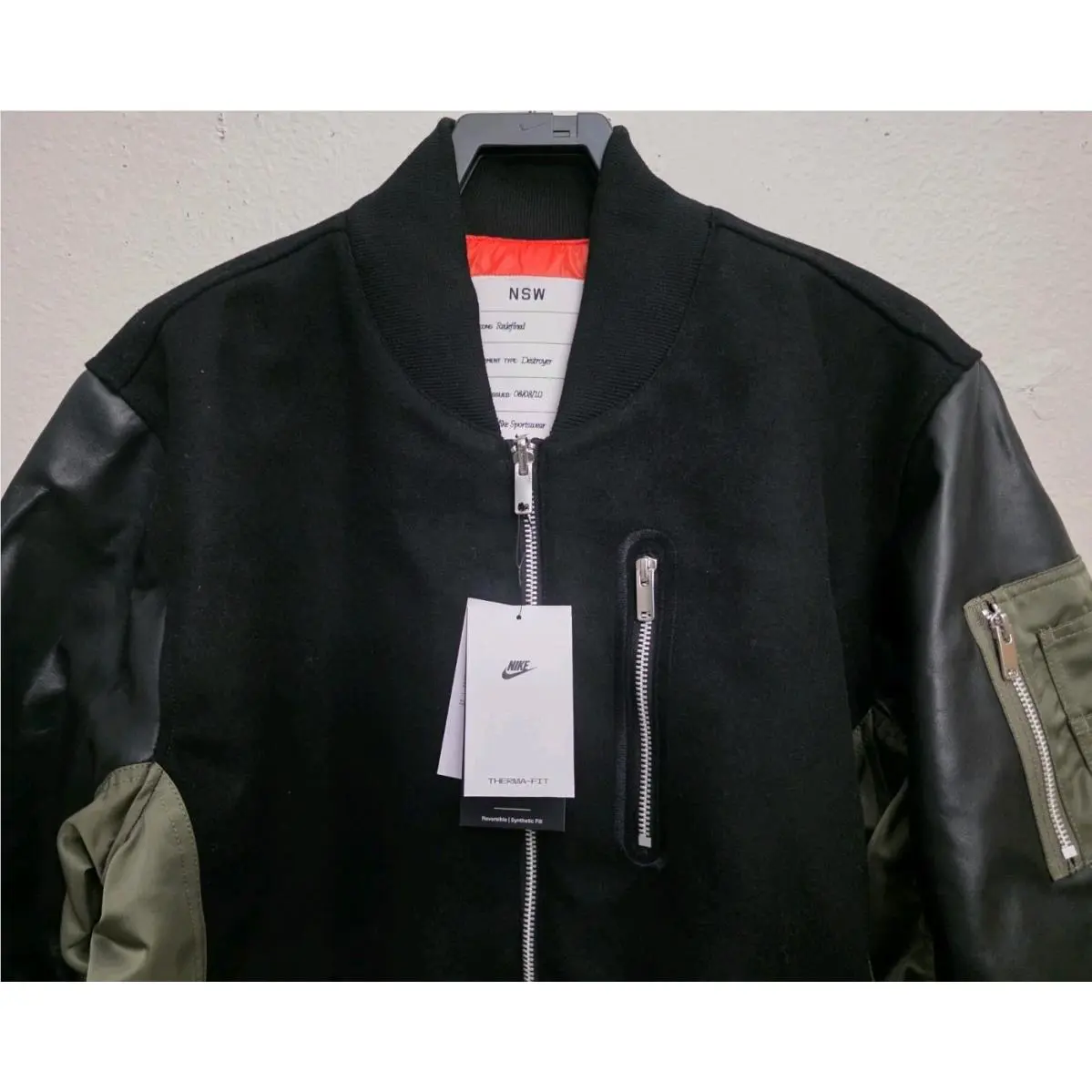 Nike clothing - Nike Sportswear Therma-Fit Reversible Space Destroyer Jacket - DD6773-010 - Black (UPC: 195242730751) 0