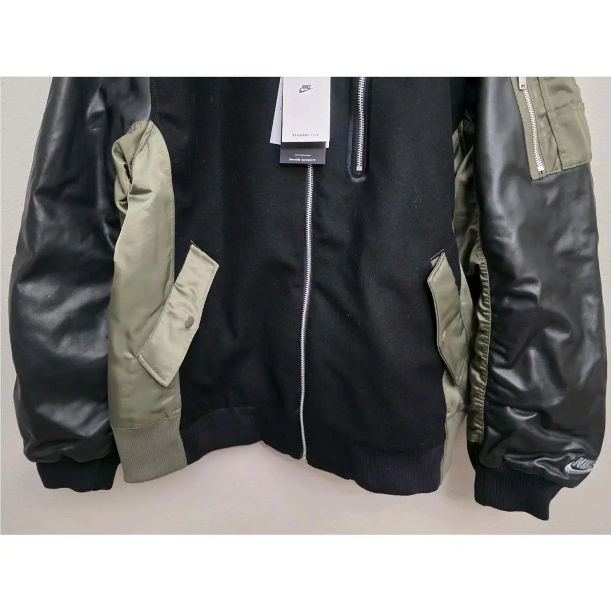Nike clothing - Nike Sportswear Therma-Fit Reversible Space Destroyer Jacket - DD6773-010 - Black (UPC: 195242730751) 1