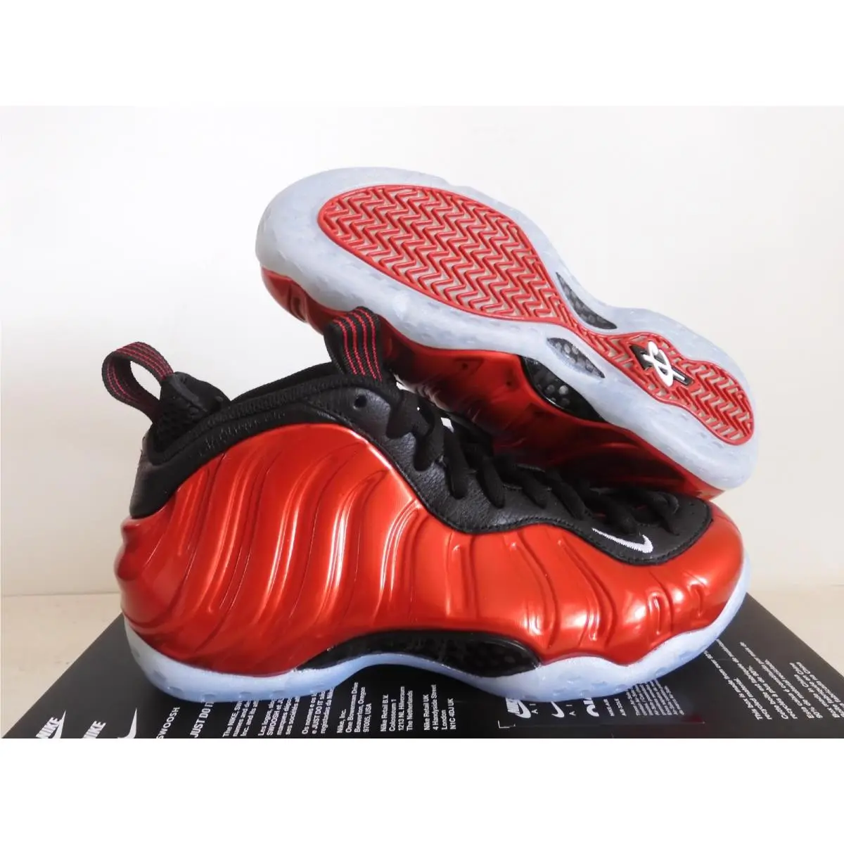 Nike Air Foamposite One Varsity Red-black Mens Sz 6.5 / Womens Sz 8 DZ2545-600