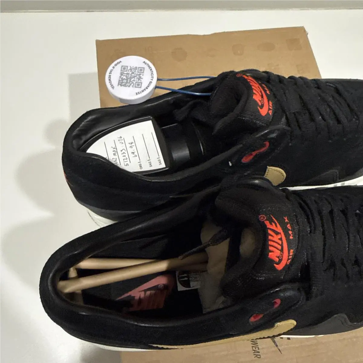 Nike shoes - Nike Air Max 1 - Air Max - 512033-076 - Black 8