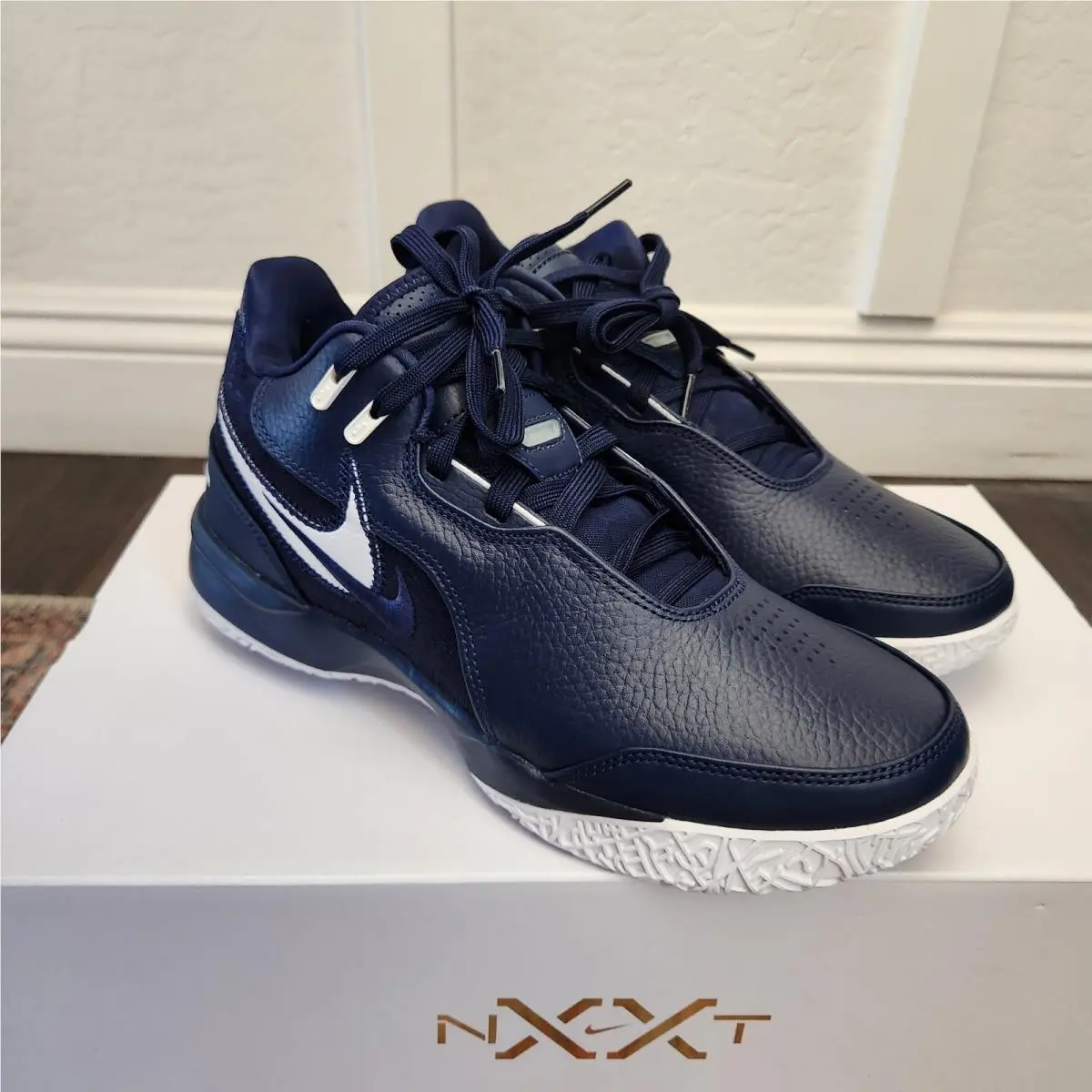 Nike Xavier Zoom Lebron Nxxt Gen Ampd Midnight Navy Size 8