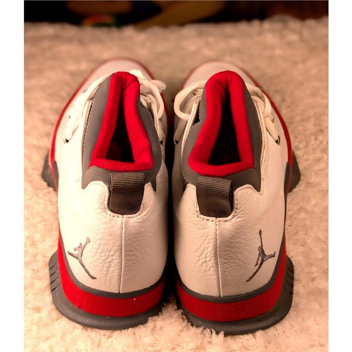 Nike shoes - Air Jordan Ace - Air Ace - 307488-106 - White Gray Red 11