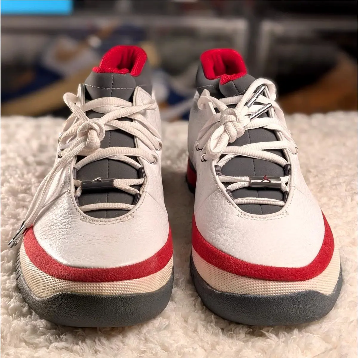 Nike shoes - Air Jordan Ace - Air Ace - 307488-106 - White Gray Red 0
