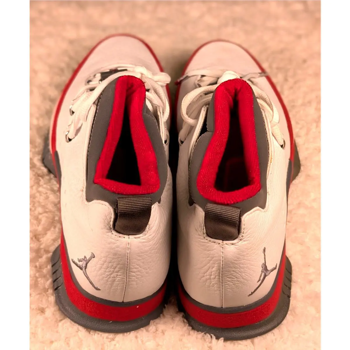 Nike shoes - Air Jordan Ace - Air Ace - 307488-106 - White Gray Red 7