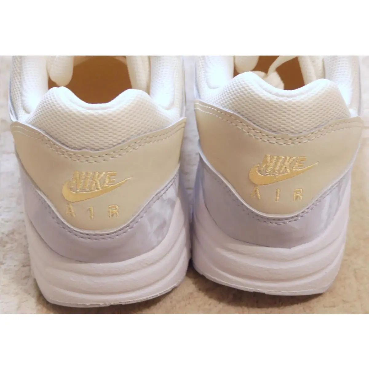 Nike shoes - Nike Air Max 1 - Air Max - Ivory, Gray, Yellow 6