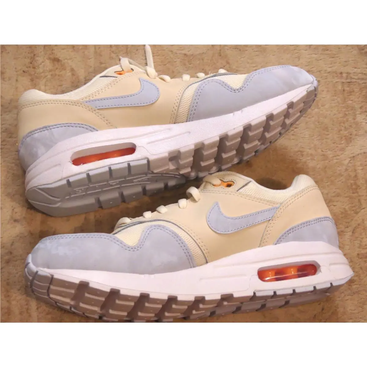 Nike shoes - Nike Air Max 1 - Air Max - Ivory, Gray, Yellow 1