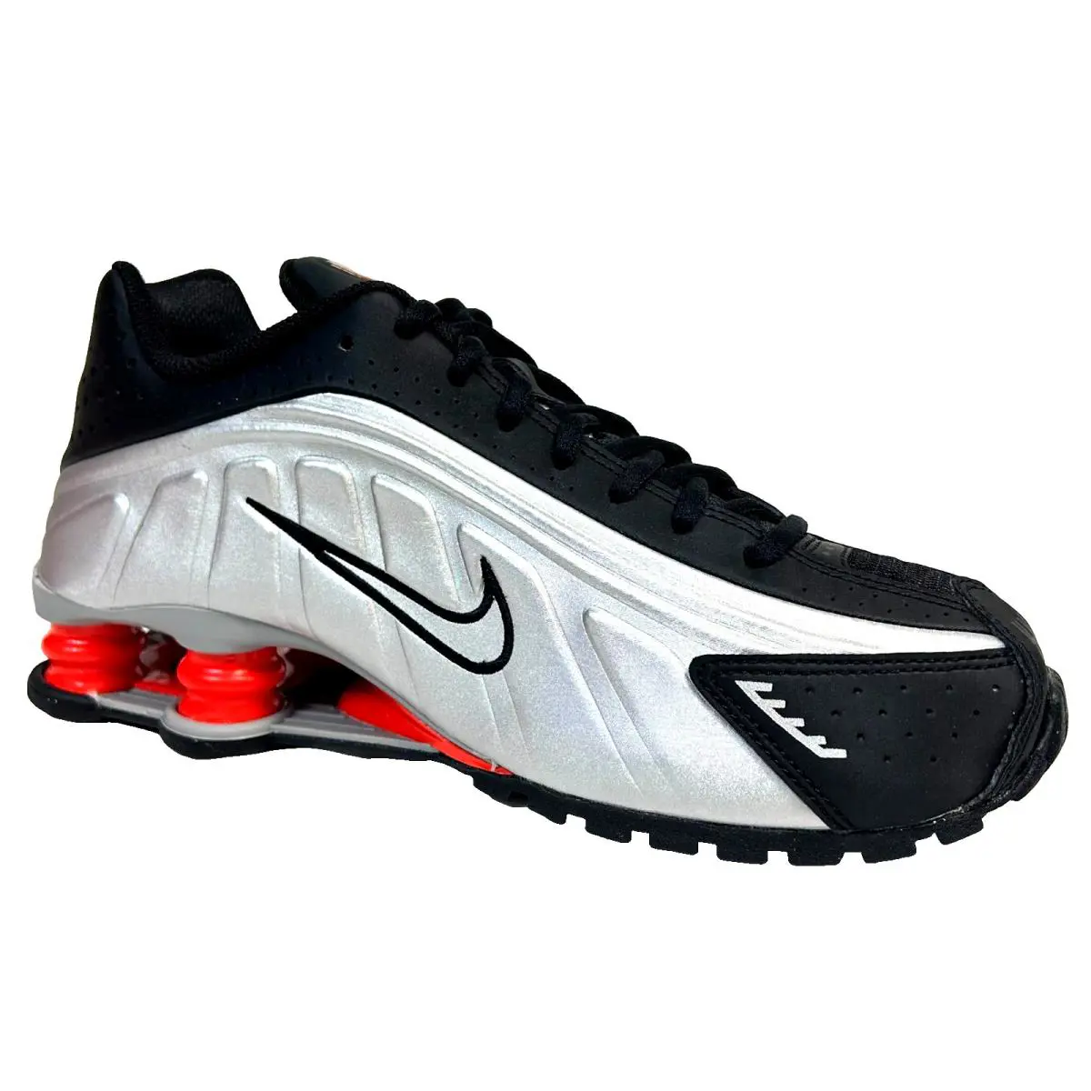 Nike shoes - Nike Shox R4 - Shox - Metallic Silver 4