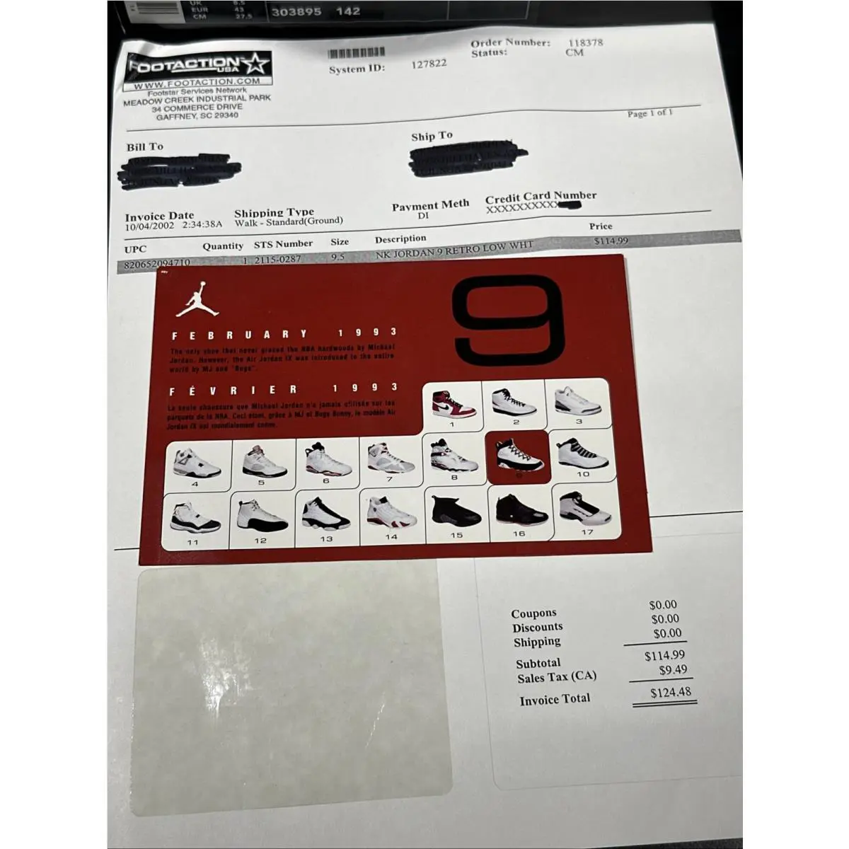 Nike shoes - Air Jordan 9 - Air - 303895142 - White 0