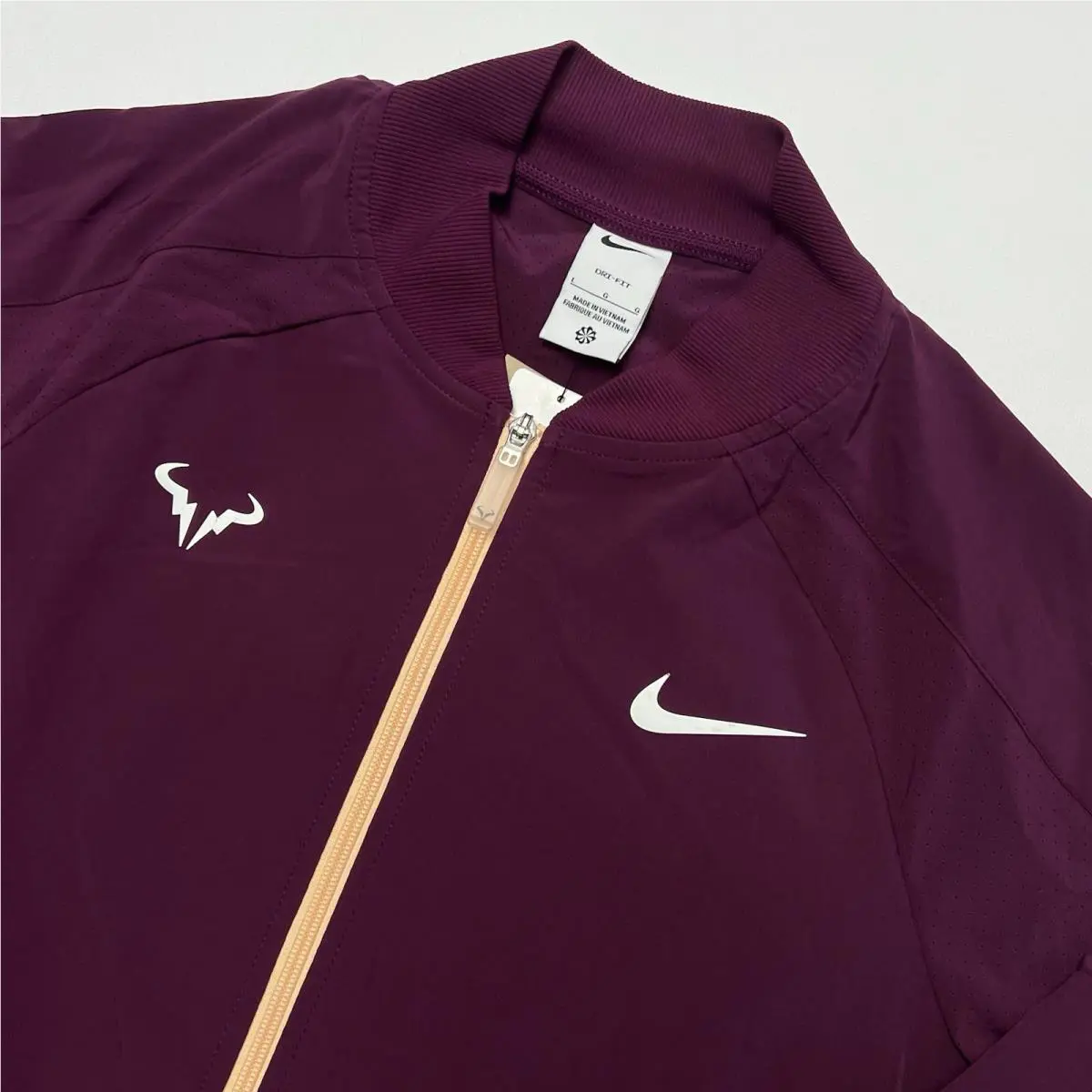 Nike clothing - Nike Dri-FIT Rafa Nadal - Rafa Nadal - DV2885 DV2885-610 DV2885 610 - Bordeaux/Ice Peach (UPC: 887231011490) 11