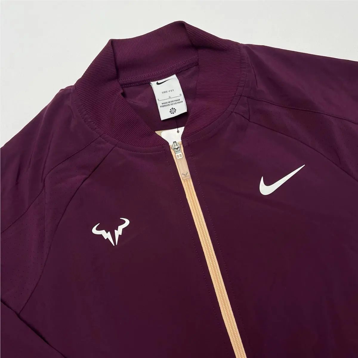 Nike clothing - Nike Dri-FIT Rafa Nadal - Rafa Nadal - DV2885 DV2885-610 DV2885 610 - Bordeaux/Ice Peach (UPC: 887231011490) 1