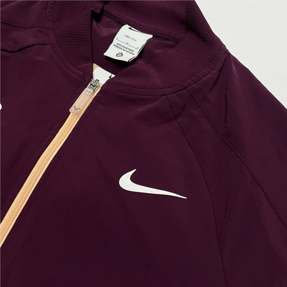 Nike clothing - Nike Dri-FIT Rafa Nadal - Rafa Nadal - DV2885 DV2885-610 DV2885 610 - Bordeaux/Ice Peach (UPC: 887231011490) 3