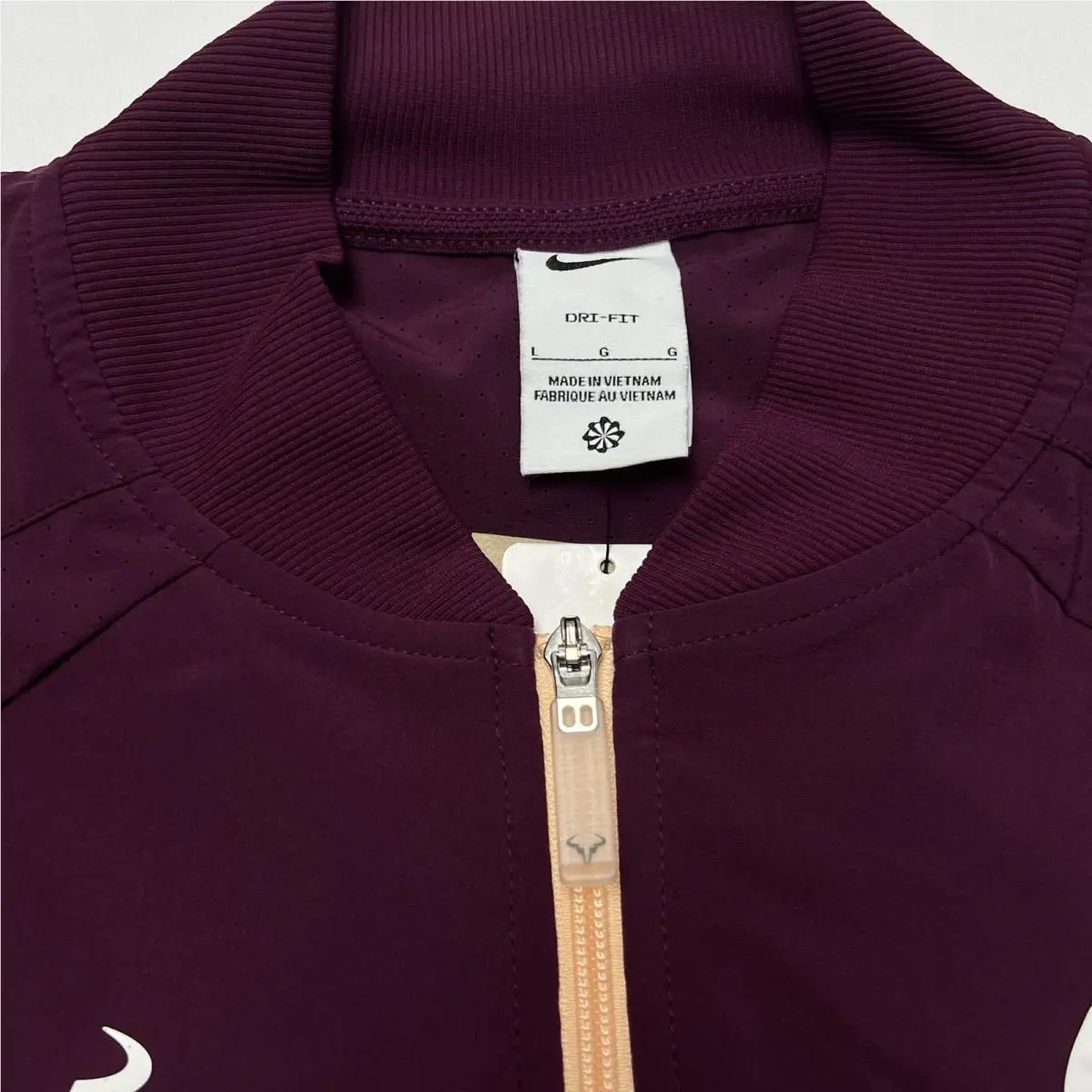 Nike clothing - Nike Dri-FIT Rafa Nadal - Rafa Nadal - DV2885 DV2885-610 DV2885 610 - Bordeaux/Ice Peach (UPC: 887231011490) 4