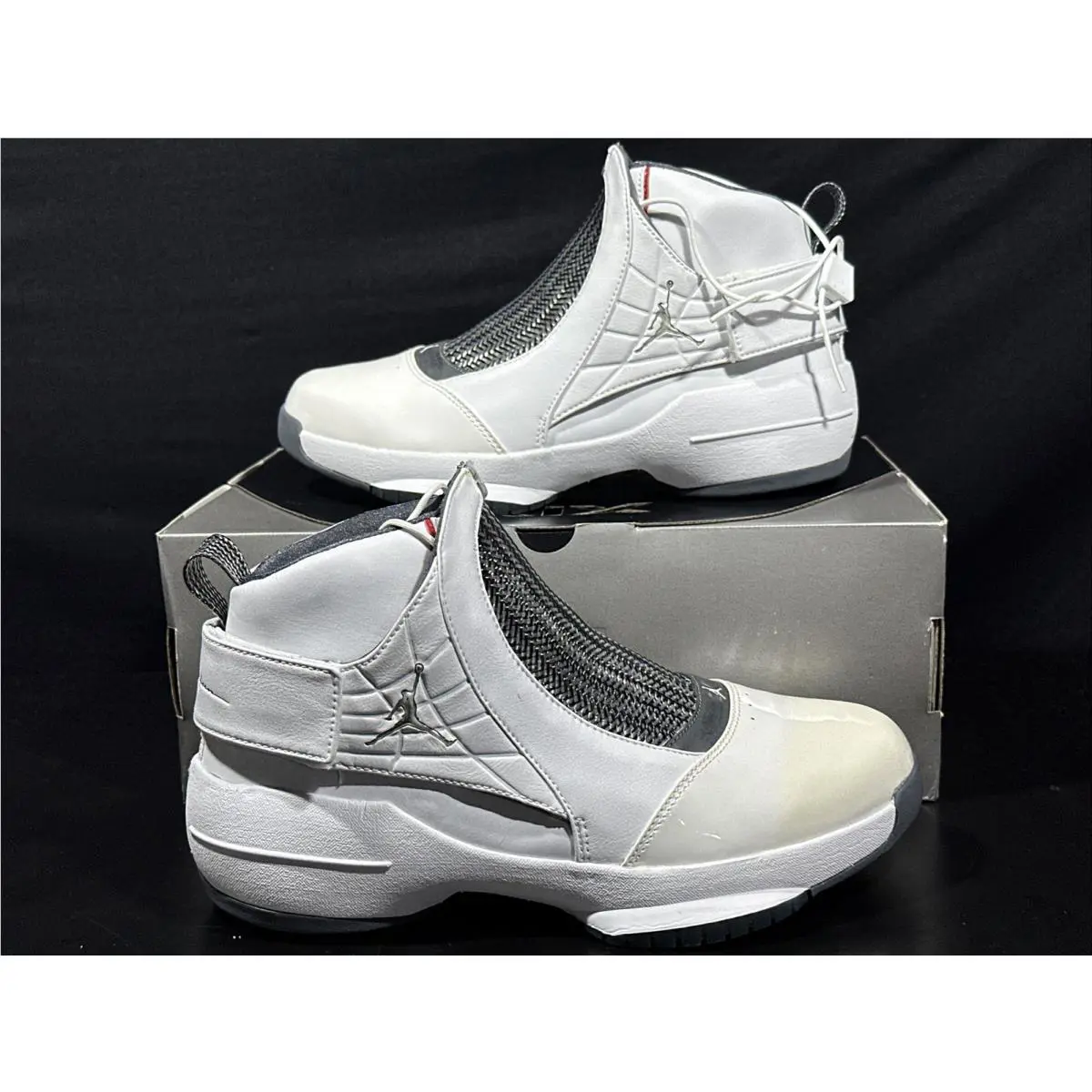 Nike shoes - Air Jordan 19 - Air - 307546102 - Silver 2