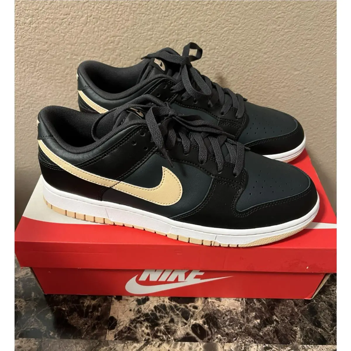 Nike shoes - Nike Dunks - Dunks - DV0831-005 - Black/Midnight Navy/Tan 2