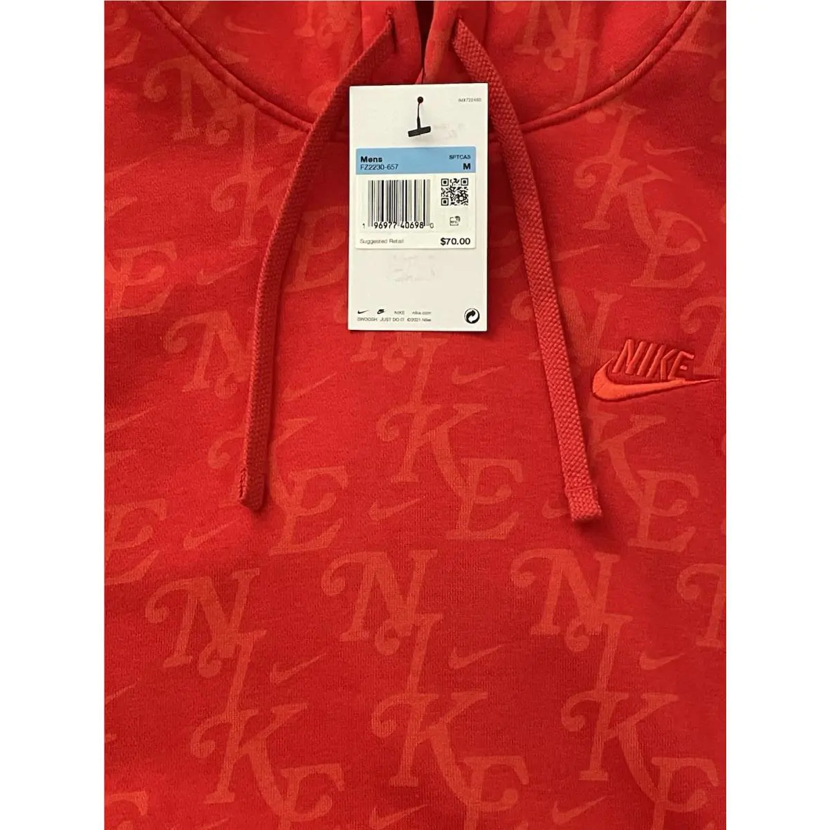 Nike clothing - FZ2230-657 - FZ2230-657 - Red (UPC: 0196977406980) 2