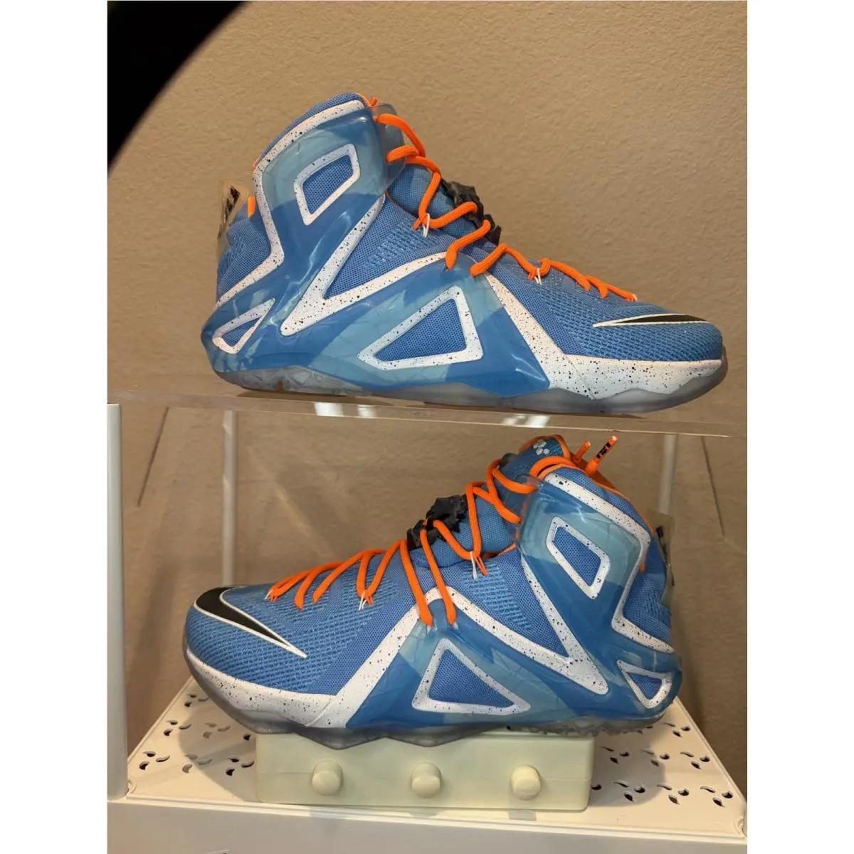 Nike shoes - Nike LeBron 12 - LeBron - 724559-488 - Blue, Manufacturer: Light Retro/Hot Lava-Artisan Teal-Sunset Glow 0