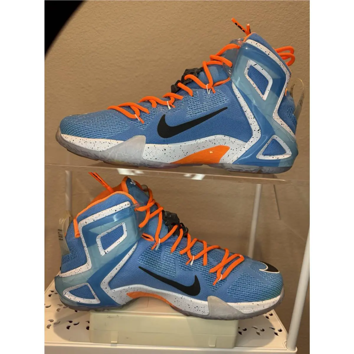 Nike shoes - Nike LeBron 12 - LeBron - 724559-488 - Blue, Manufacturer: Light Retro/Hot Lava-Artisan Teal-Sunset Glow 1