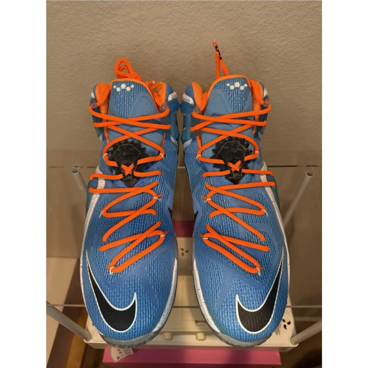 Nike shoes - Nike LeBron 12 - LeBron - 724559-488 - Blue, Manufacturer: Light Retro/Hot Lava-Artisan Teal-Sunset Glow 3