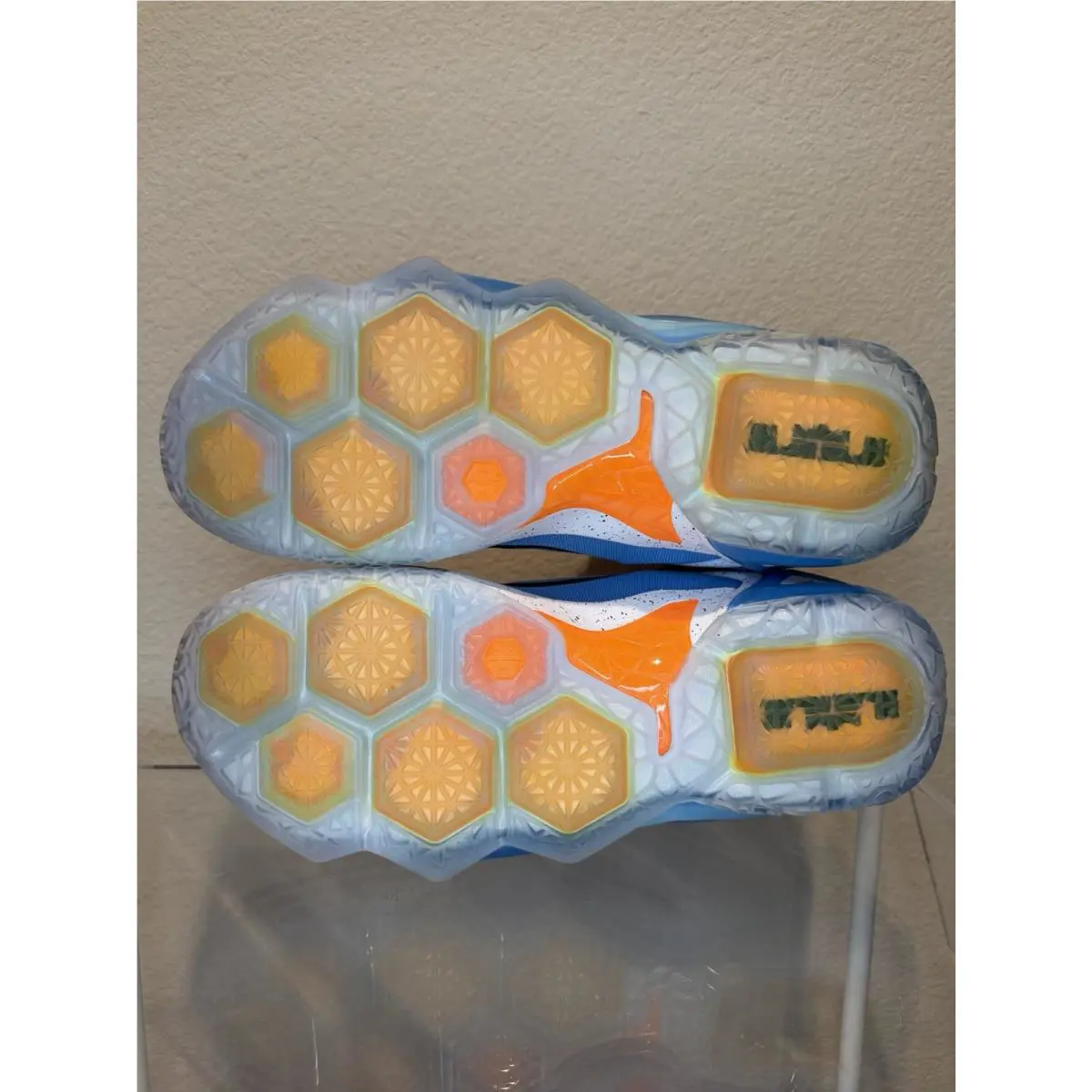 Nike shoes - Nike LeBron 12 - LeBron - 724559-488 - Blue, Manufacturer: Light Retro/Hot Lava-Artisan Teal-Sunset Glow 5