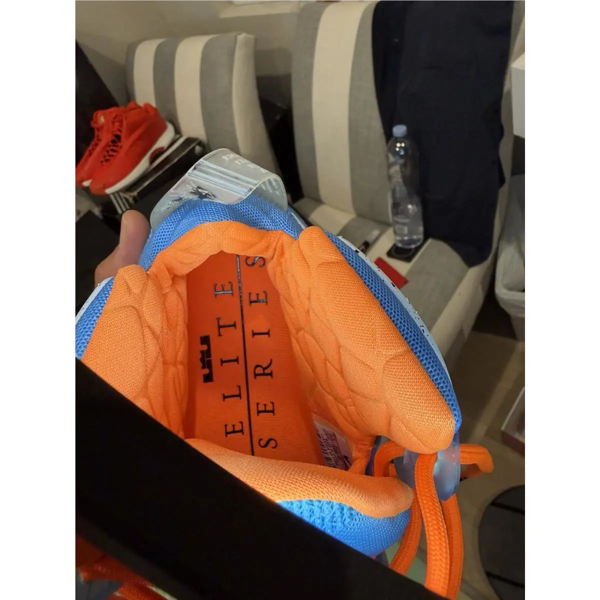 Nike shoes - Nike LeBron 12 - LeBron - 724559-488 - Blue, Manufacturer: Light Retro/Hot Lava-Artisan Teal-Sunset Glow 7