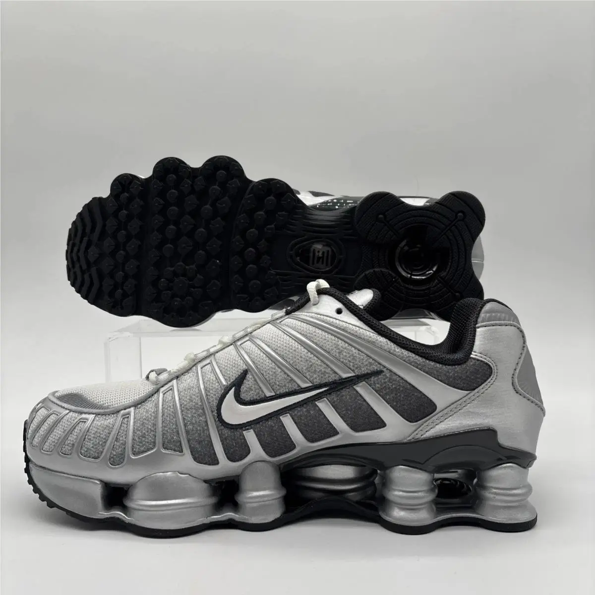 Nike shoes - Shox TL Print - Shox Print - IH4466-095 - SILVER/BLACK 2