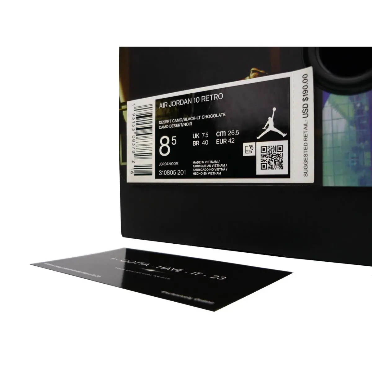 Nike shoes Air Retro - Desert Camo/Black/Light Chocolate 8