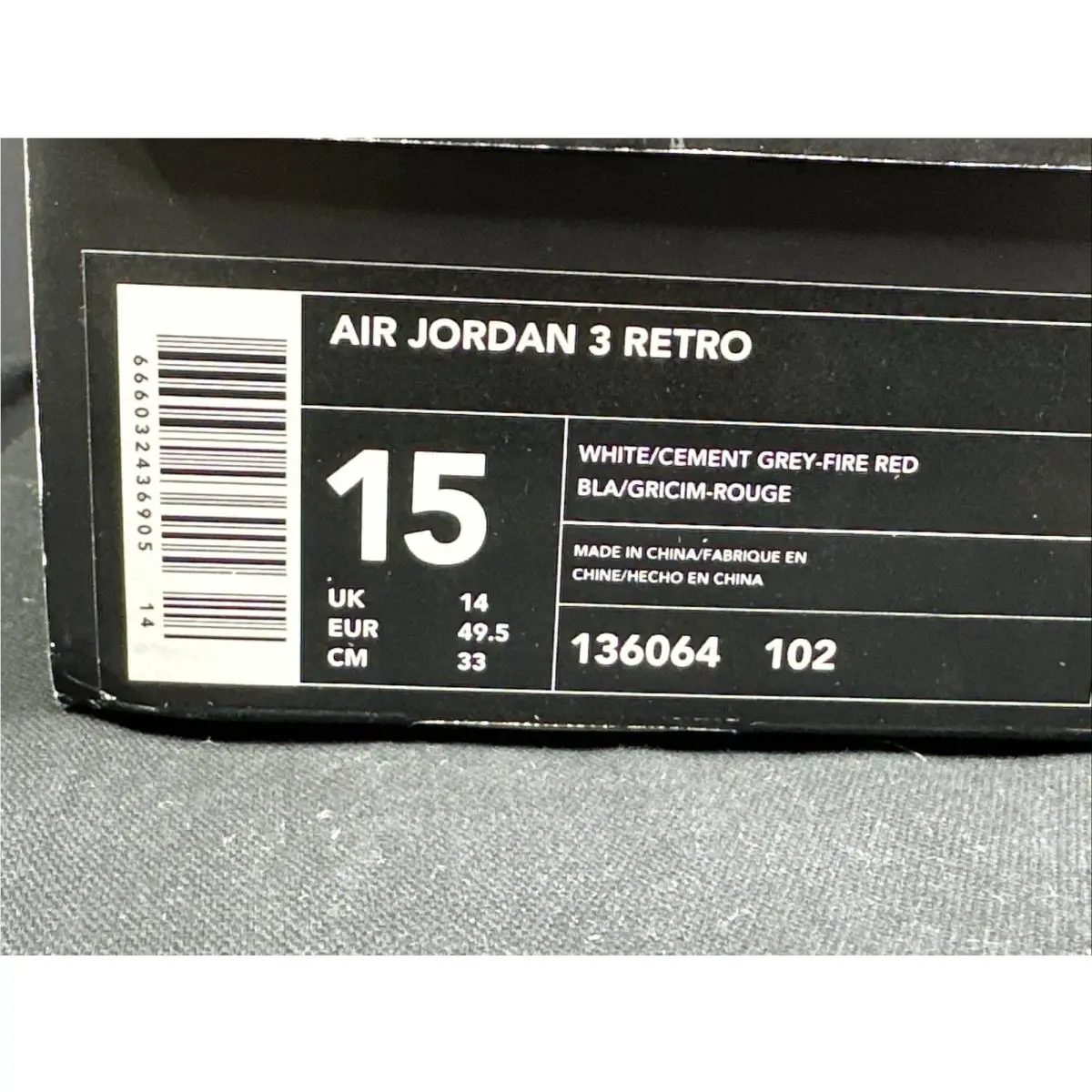 Nike shoes - Air Jordan 3 - Air - 136064-102 - White 18