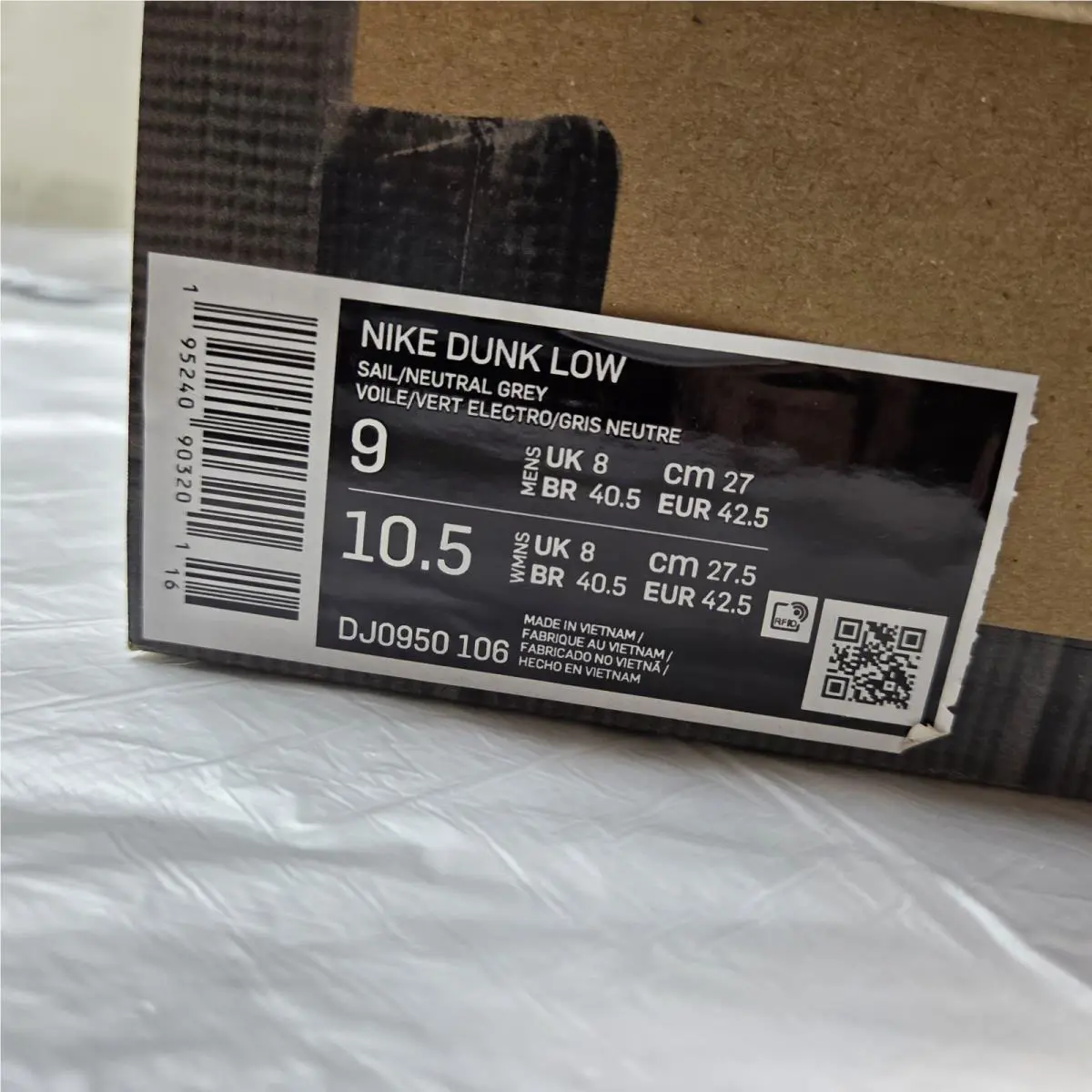 Nike shoes - Nike Dunk - Dunk - DJ0950-106 - White 0