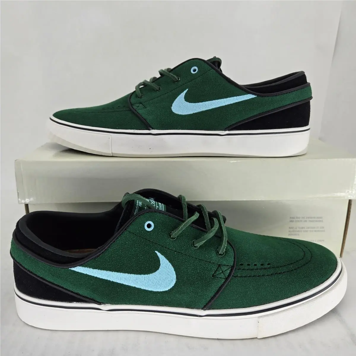 Nike SB Stefan Janoski Og+ Gorge Green Copa Blue DV5475-300 Mens 8.5 Skate Shoes