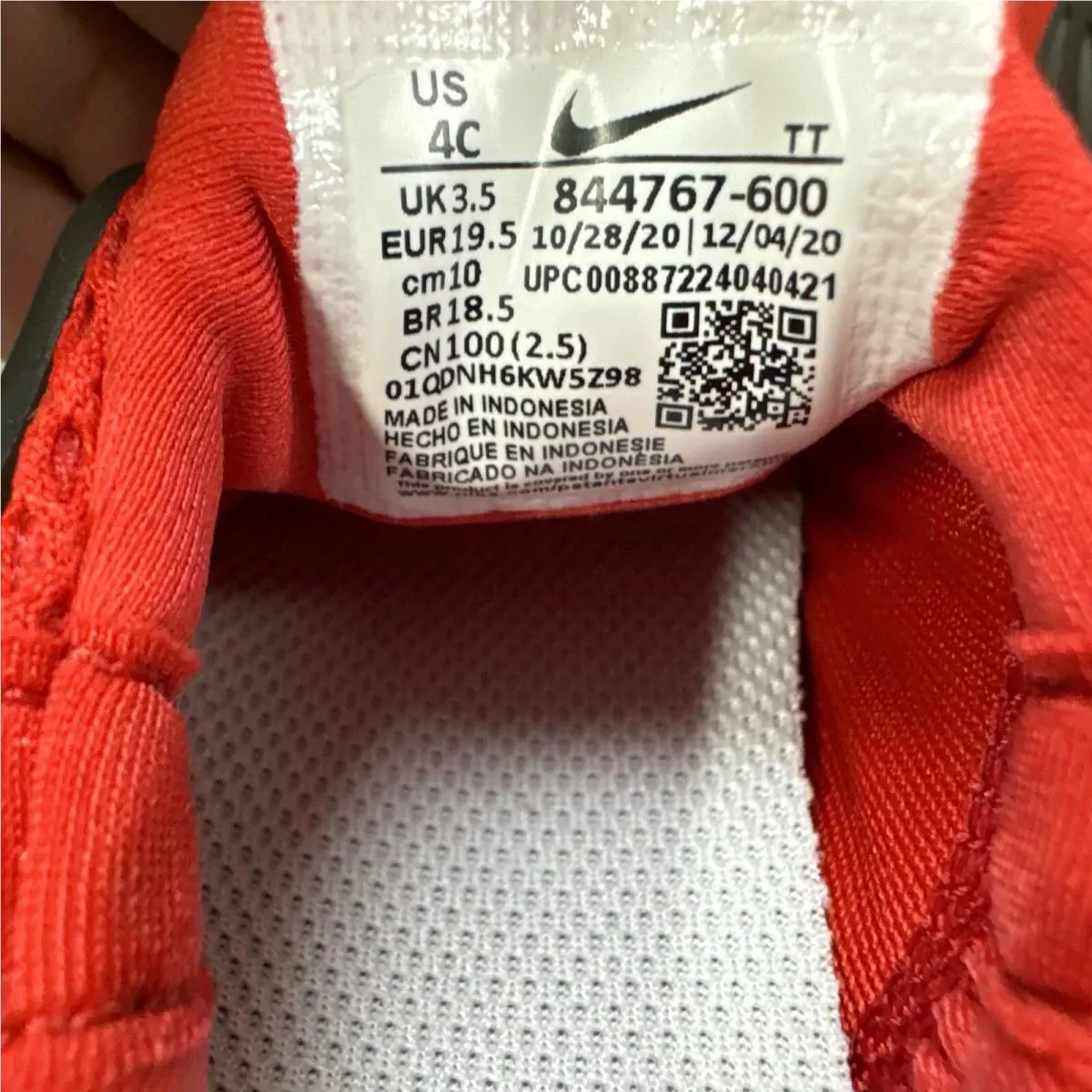 Nike shoes - 844767-600 - 844767-600 - Red (UPC: 887224042333) 3