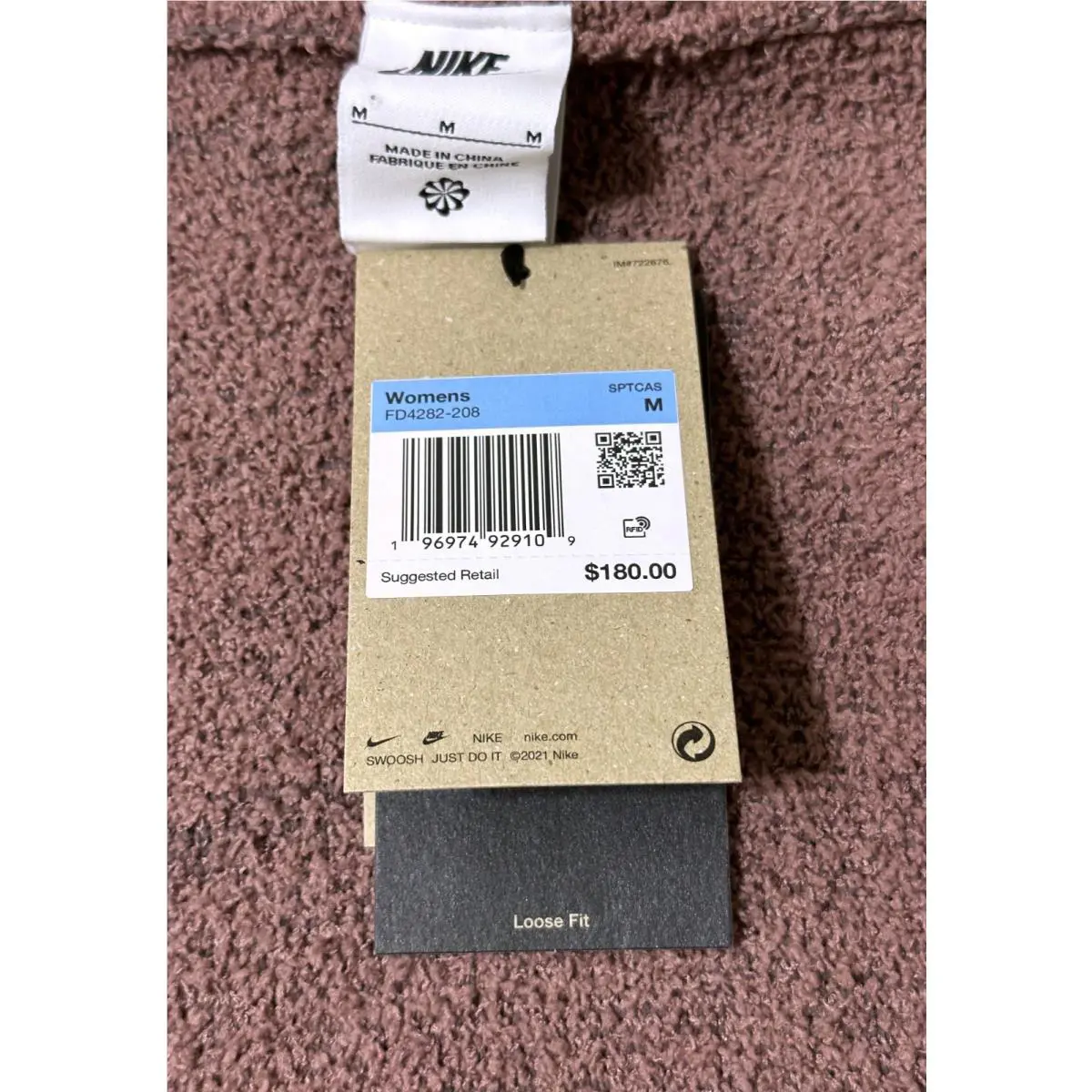 Nike clothing - FD4282 - FD4282 - Mauve (UPC: 196974929109) 4