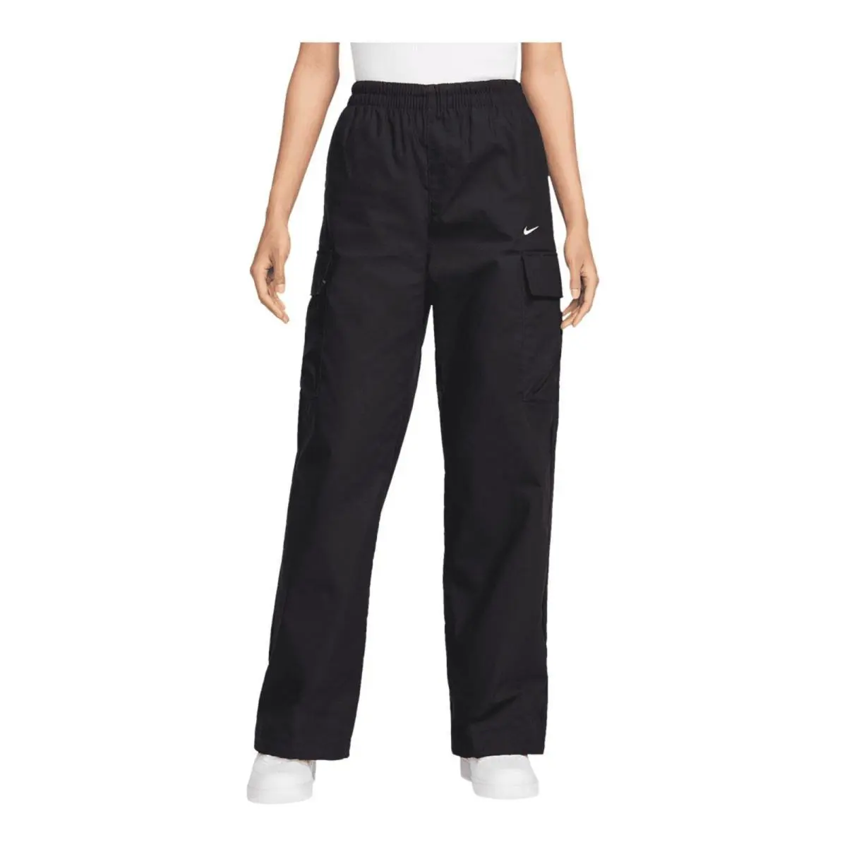 Nike L99214 Women`s Black Everything Wovens Mid-rise Cargo Pants Size XS