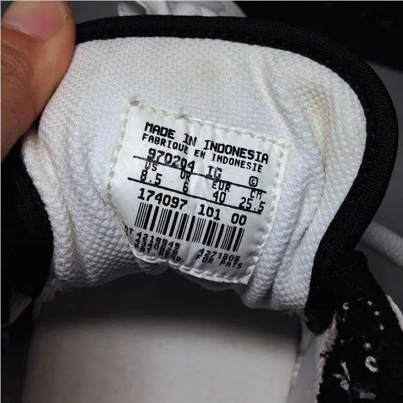 Nike shoes - Nike Air Metal - Air Metal - White Black 6