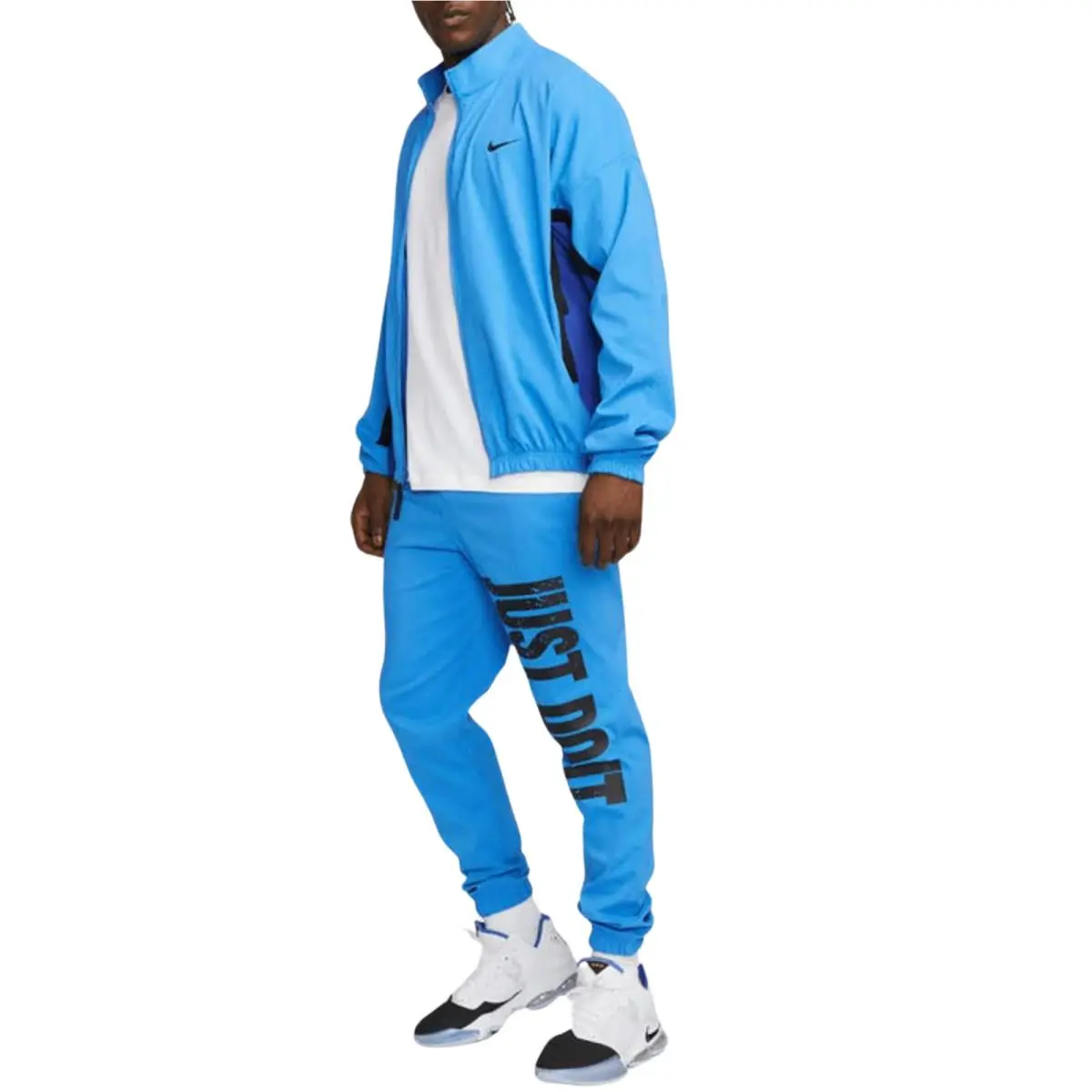 Nike clothing - Retro 96` DNA Woven Full Zip Jacket - DV9442 435 - Blue (UPC: 196153604391) 2