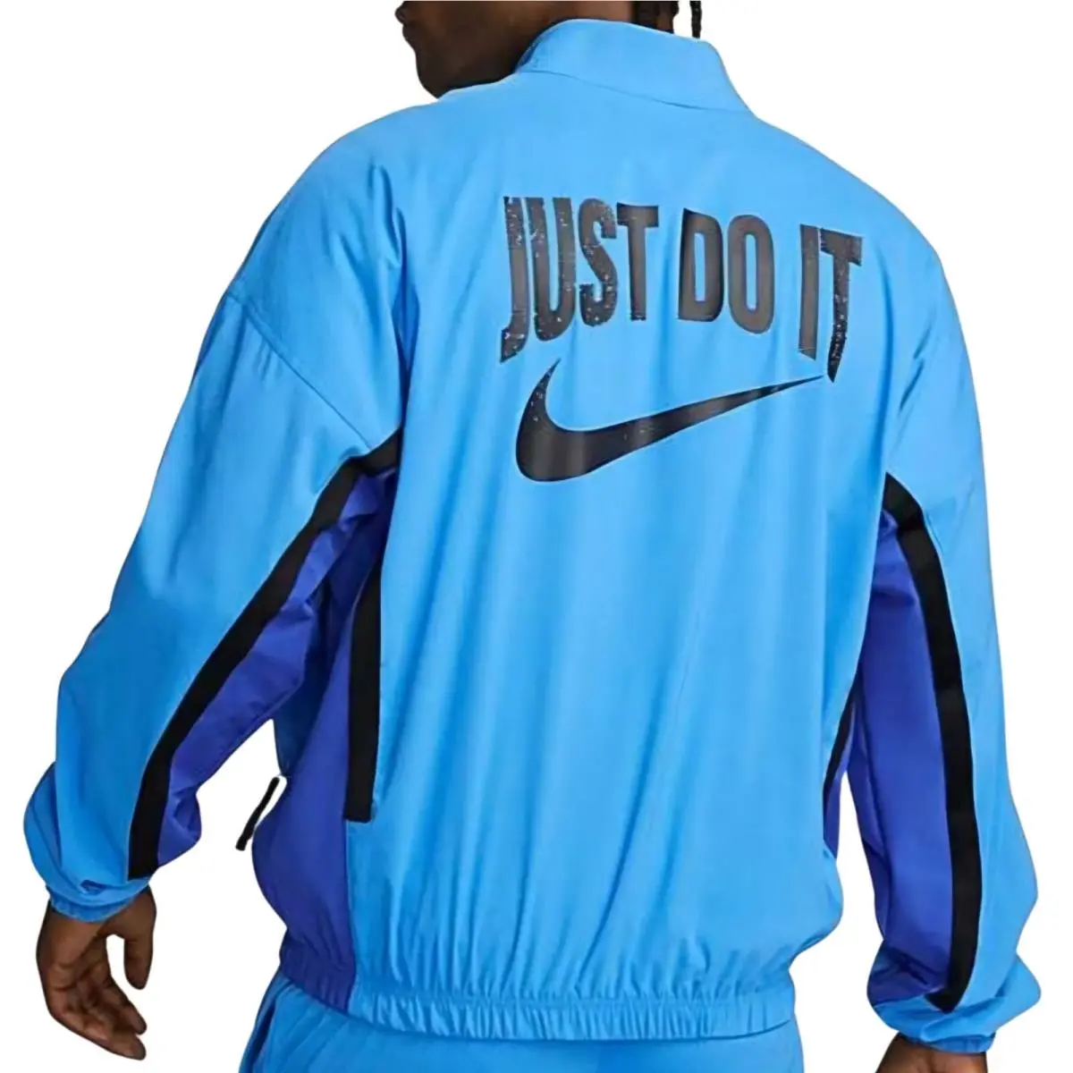 Nike clothing - Retro 96` DNA Woven Full Zip Jacket - DV9442 435 - Blue (UPC: 196153604391) 1