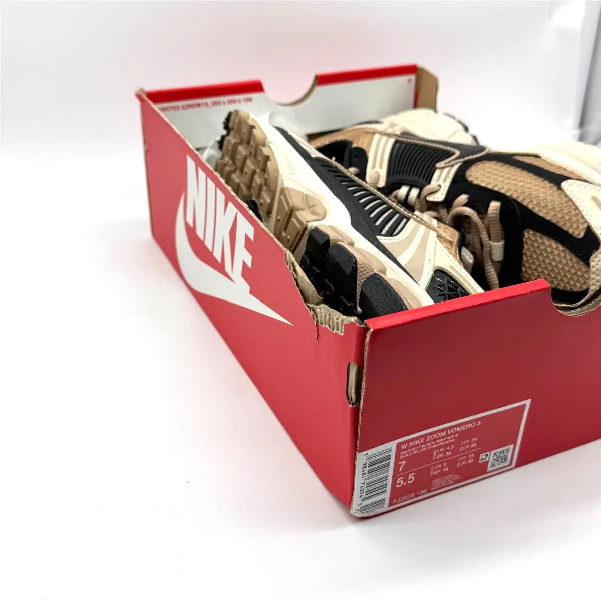 Nike shoes - Nike Air Zoom Vomero 5 - FJ2028-106 - Brown (UPC: 198481720545) 9