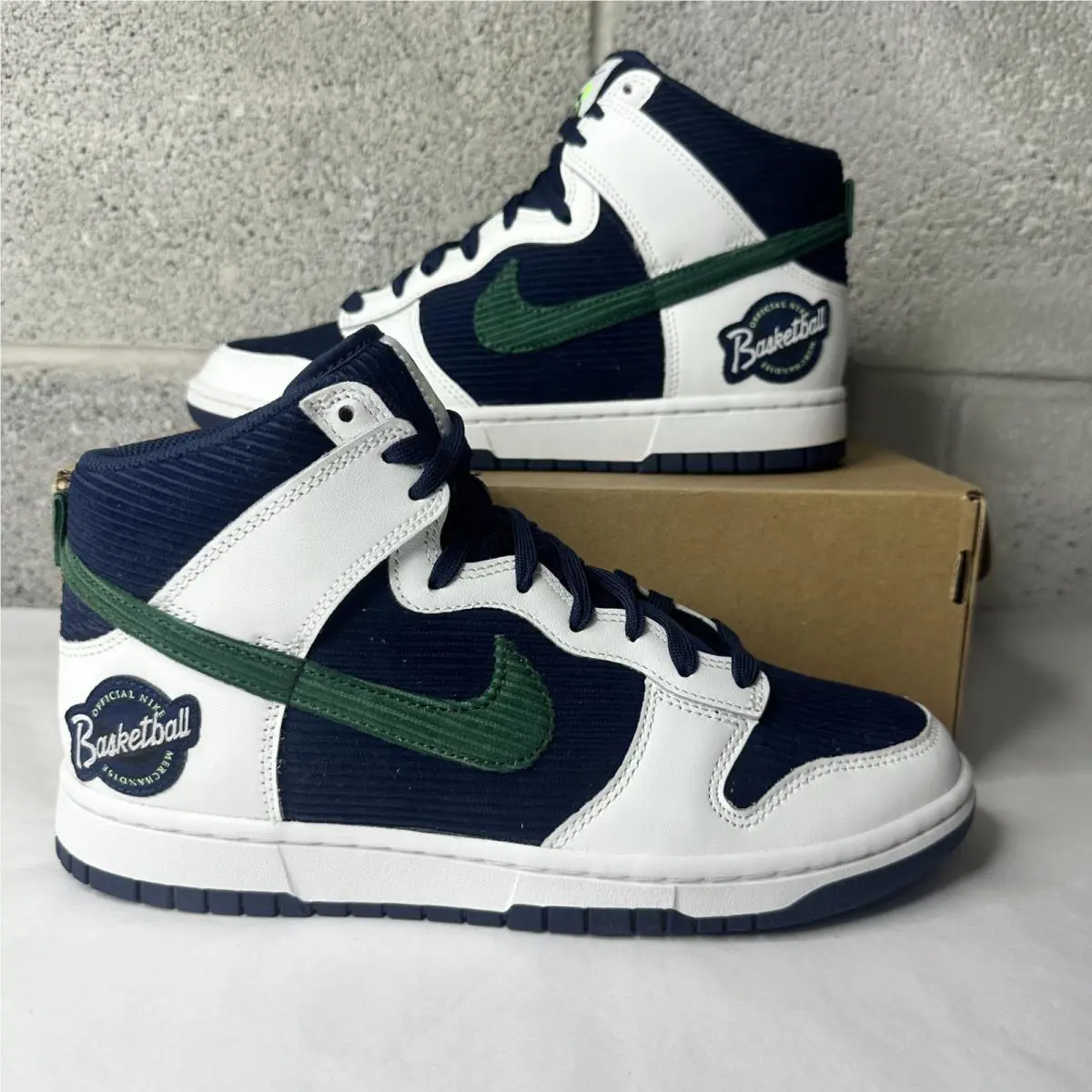 Nike shoes - White/Midnight Navy-Green-Volt (UPC: 195238791544) 0