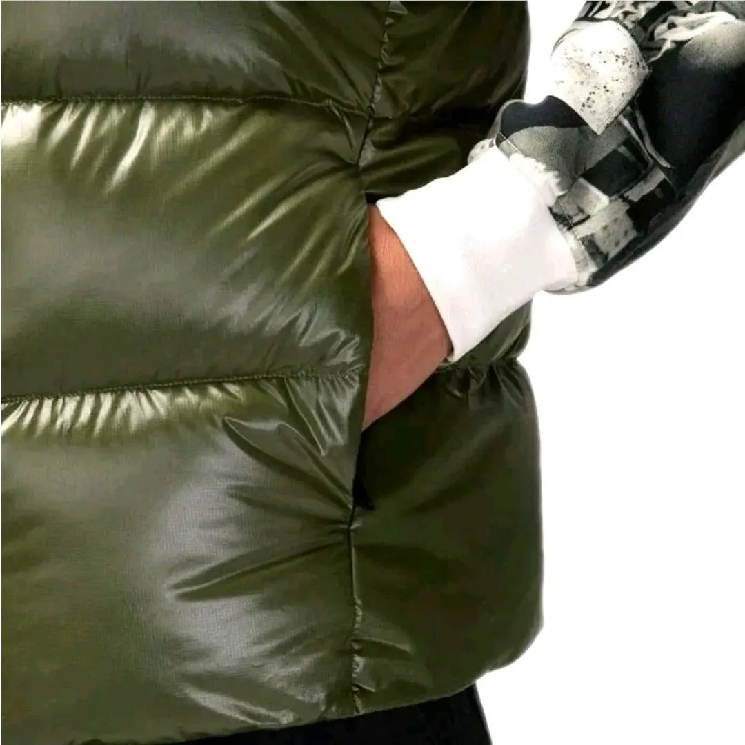 Nike clothing - Nike Air Jordan Jumpman Gilet Bodywarmer - Olive Green & Black 5