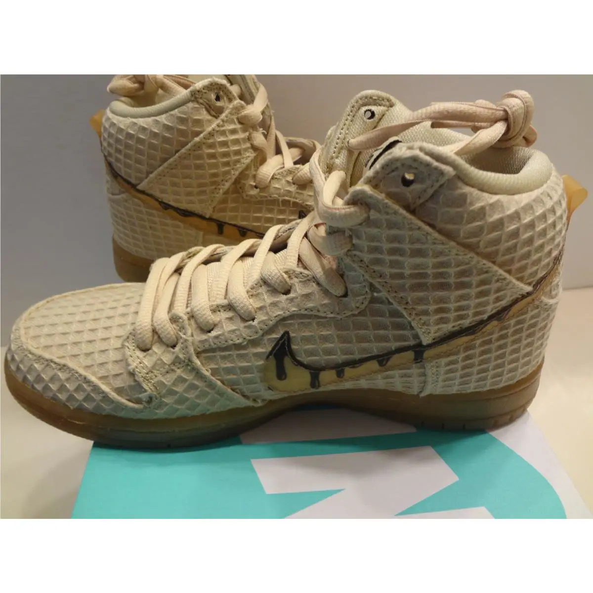 Nike shoes - Nike Sb Dunk High - Dunk High - 313171-722 - Beige 8
