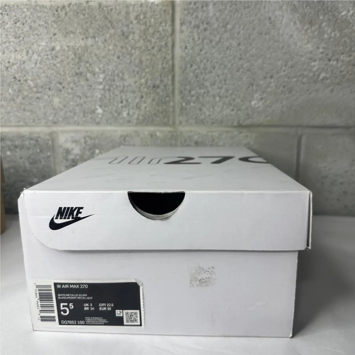 Nike shoes - Nike Air Max 270 - Air Max - DQ7652-100 - White 4