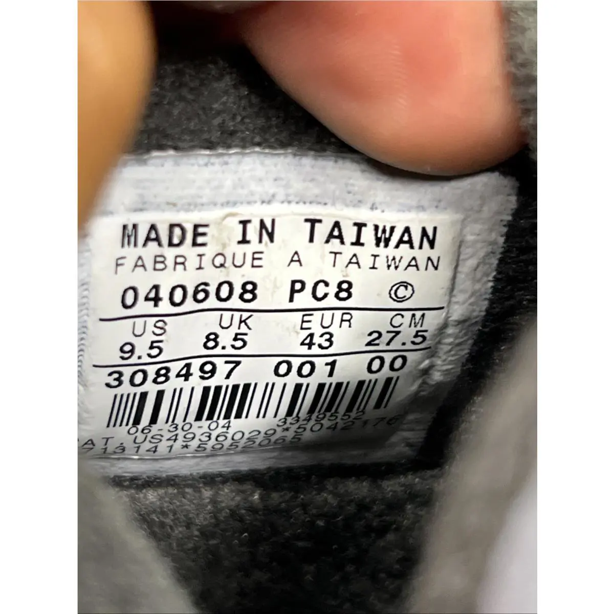 Nike shoes - Air Jordan 4 - Air - 308497001 - Gray 0