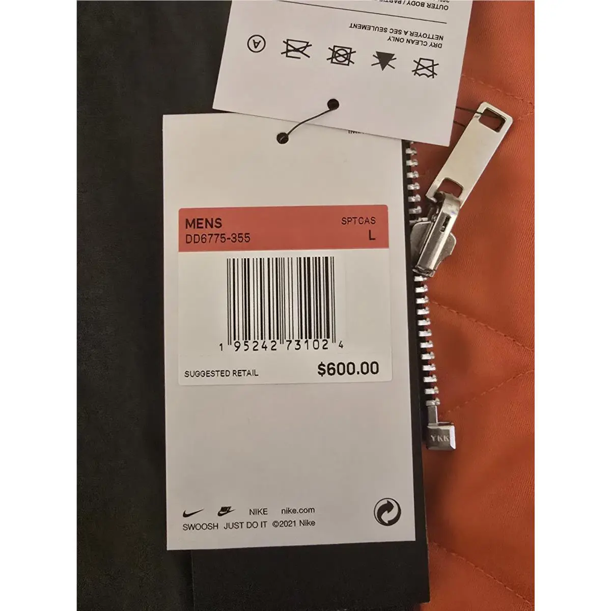 Nike clothing - Nike Sportswear Therma-Fit White Space Parka - Sequoia/Medium Olive-Light Stone (UPC: 195242731017) 6