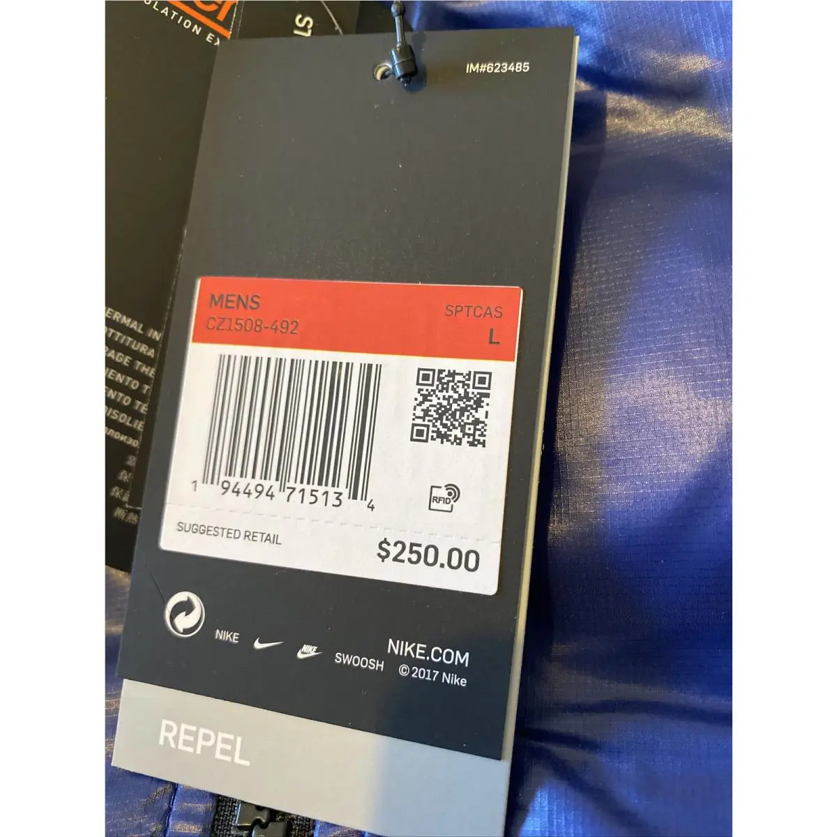 Nike clothing - Nike Sportswear Windrunner Repel - Sportswear Windrunner Repel - Blue (UPC: 0194494715134) 4