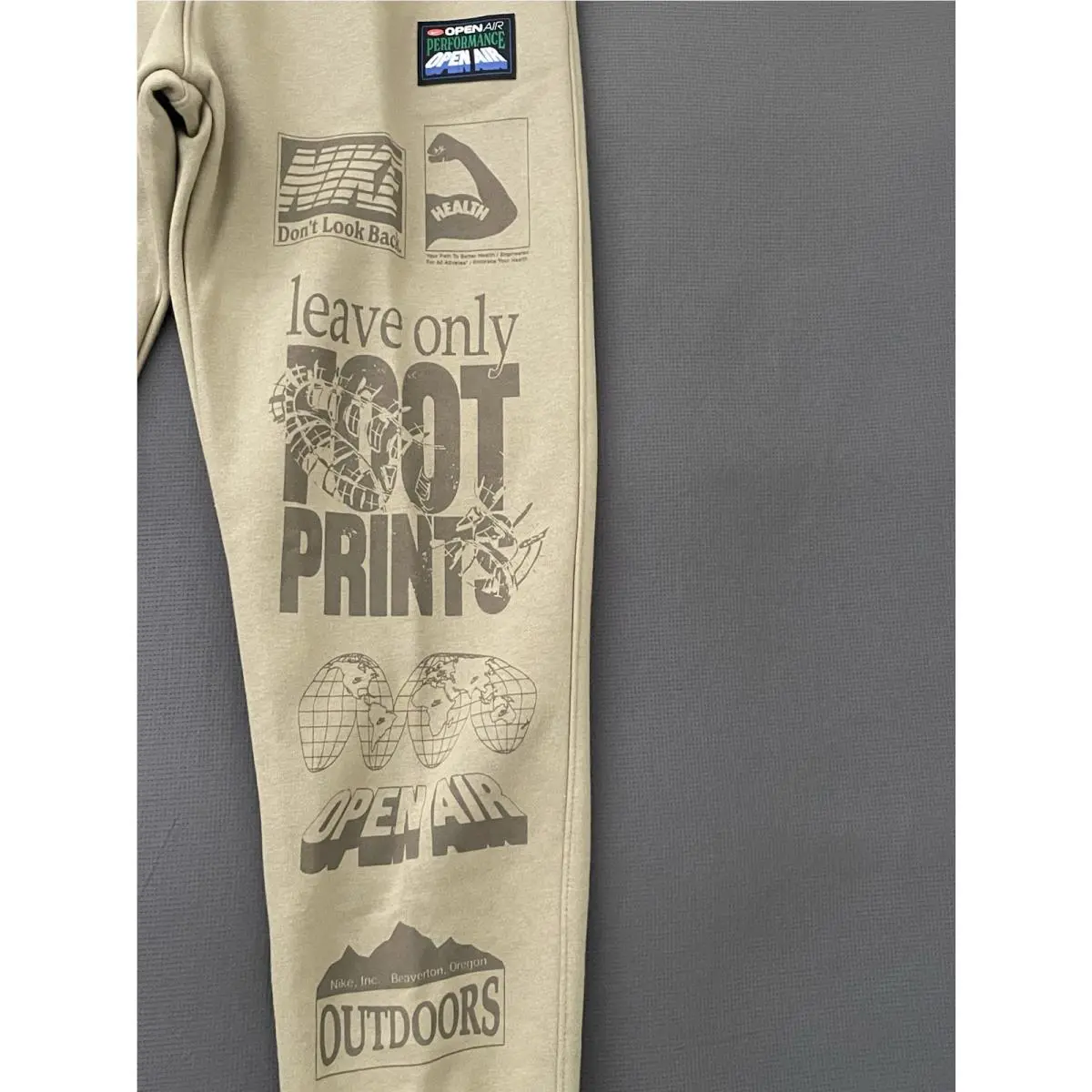 Nike clothing - Nike NSW Club Fleece “Open Air Performance” - HV4593-247 - Beige (UPC: 0197862076011) 1
