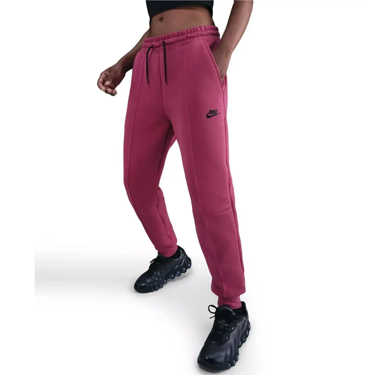 Nike E4111 Women`s Sportswear Tech Fleece Mid-rise Jogger Pants Size M