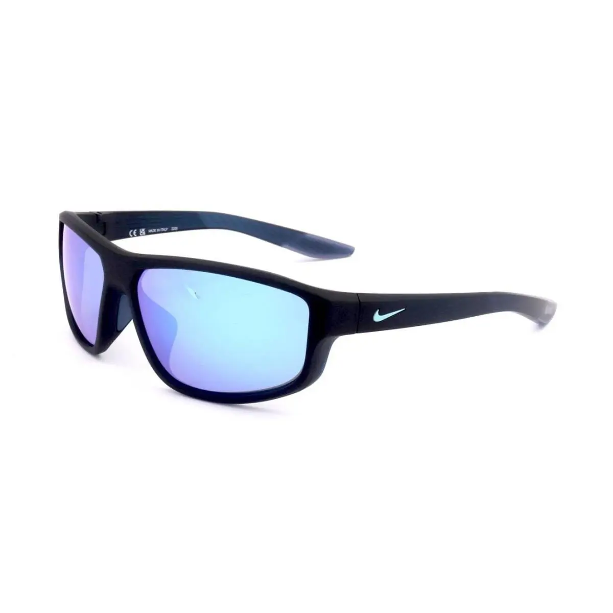 Nike DJ0803-420 Mt Space Blue Brazen Fuel Sunglass W/turquoise Mirror Lens