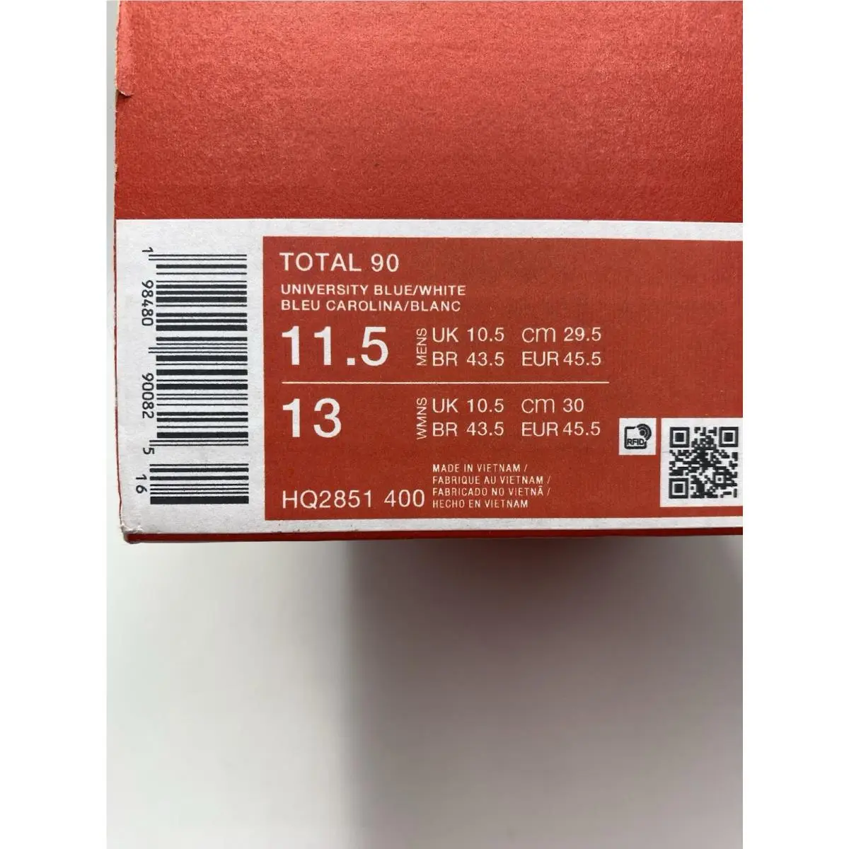 Nike shoes - Nike Total 90 - Total - HQ2851 400 - University Blue/White (UPC: 198480900825) 6