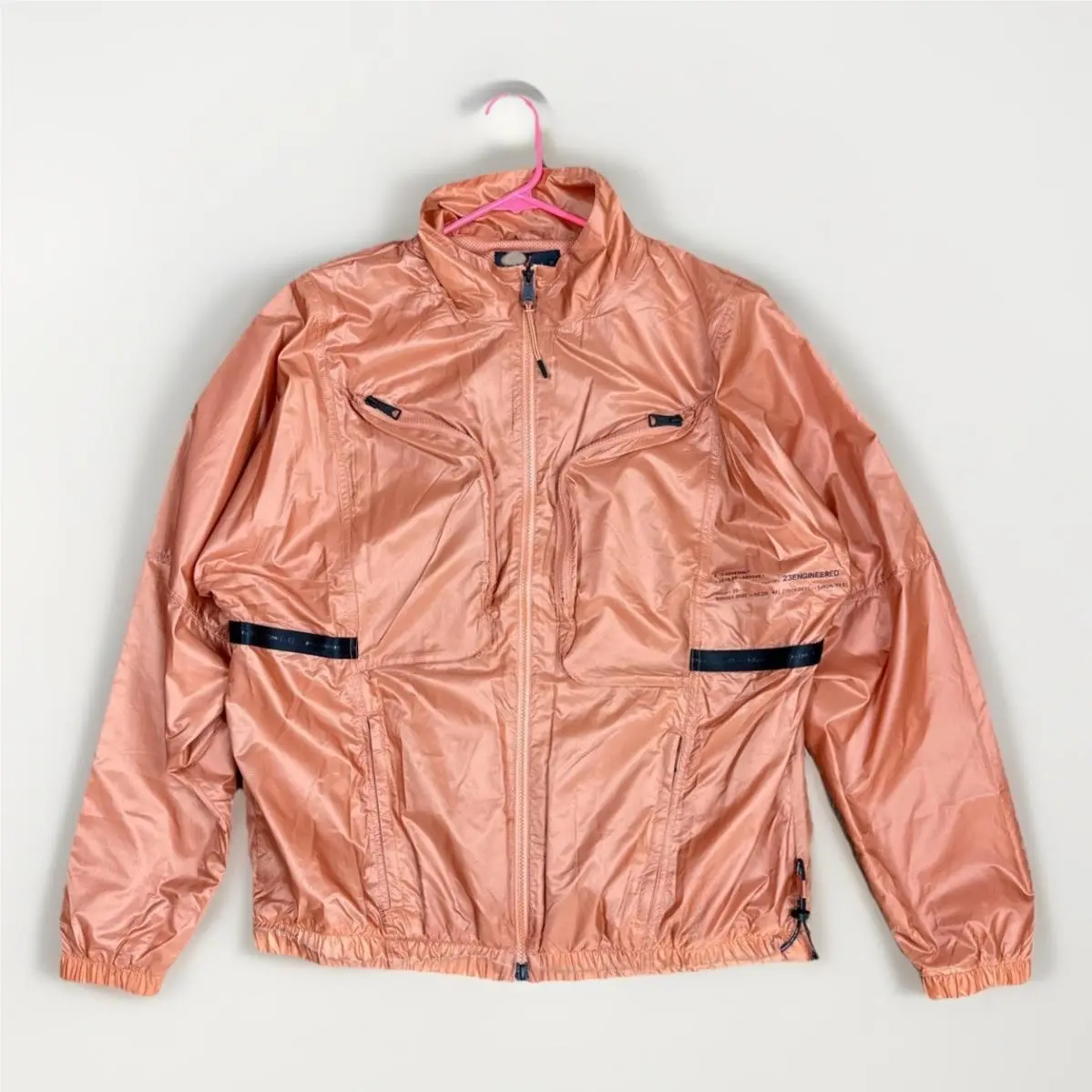 Nike Air Jordan 23 Engineered Jacket Orange DM1863-872 Men’s Size Large